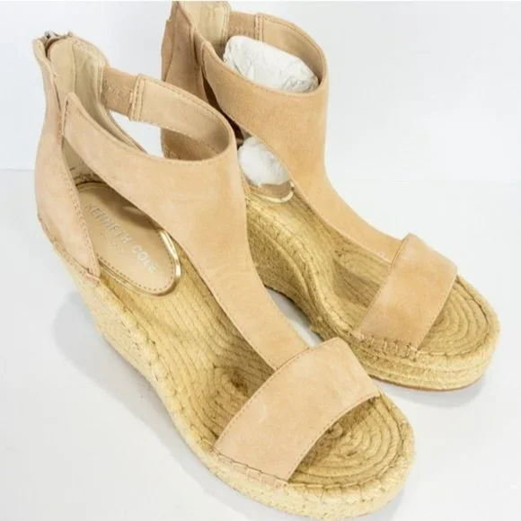 Kenneth Cole Olivia T-strap Espadrille Sandals -6.5 - Picture 5 of 8